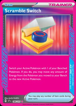 Surging Sparks Scramble Switch #186 card