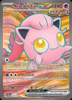 2024 Twilight Masquerade Scream Tail ex #197 card