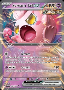 Twilight Masquerade Scream Tail ex #94 card