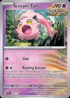 Prismatic Evolutions Scream Tail #42 card