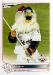 2022 Topps Opening Day Mascots Screech #M-24 card