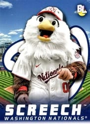 2023 Topps Big League Mascots Screech #M-8 card