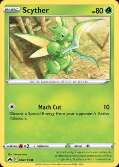 2023 Crown Zenith Scyther #6 card