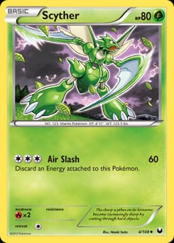 2012 Dark Explorers Scyther #4 card