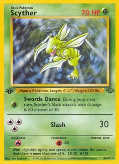 Jungle Scyther #26 card