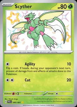 Paldean Fates Scyther #95 card