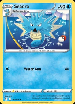 Battle Styles Seadra #32 card