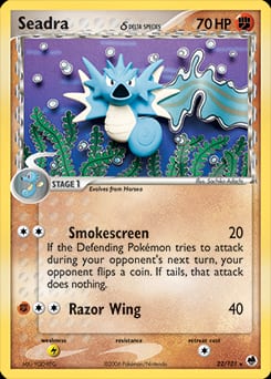 2006 Dragon Frontiers Seadra δ #22 card