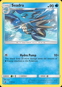 Dragon Majesty Seadra #17 card