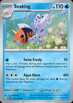151 Seaking #119 card