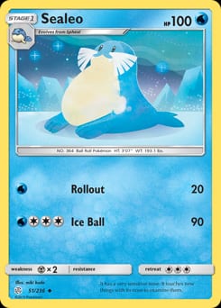 Cosmic Eclipse Sealeo #51 card