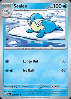 Surging Sparks Sealeo #44 card