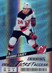 2024-25 Upper Deck Credentials Base Set Seamus Casey #110 card