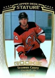 2024-25 Upper Deck Stature Base Set Seamus Casey #45 card