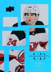 2024-25 Upper Deck UD Portraits Seamus Casey #P40 card