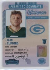 2023 Panini Contenders Permit to Dominate Sean Clifford #31 card