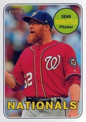 2018 Topps Heritage Base Set Sean Doolittle #315 card