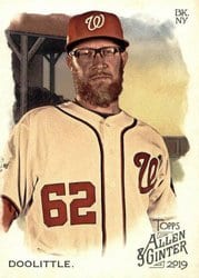 2019 Topps Allen & Ginter Base Set Sean Doolittle #383 card
