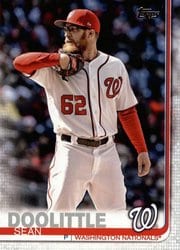 2019 Topps Base Set Sean Doolittle #236 card