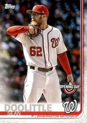 2019 Topps Opening Day Base Set Sean Doolittle #154 card