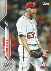 2020 Topps Opening Day Base Set Sean Doolittle #6 card