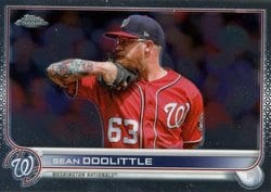 2022 Topps Chrome Update Base Set Sean Doolittle #USC161 card