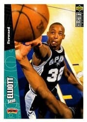 1996-97 Collector's Choice Base Set Sean Elliott #140 card