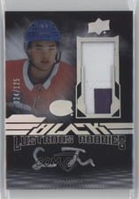 2023-24 SPx UD Black Lustrous Rookie Autograph Patch Sean Farrell #LRAP-SF card