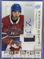 2023-24 Upper Deck Premier 2003-04 Rookie Patch Autograph Sean Farrell #SRR-SF card