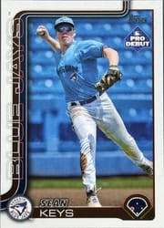 2025 Topps Pro Debut Base Set Sean Keys #PD-10 card