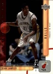 2001-02 Upper Deck Base Set Sean Lampley #181 card