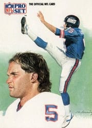 1991 Pro Set Base Set Sean Landeta #401 card