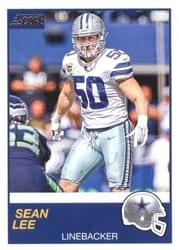 2019 Score Base Set Sean Lee #166 card