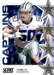 2019 Score Captains Sean Lee #C-18 card