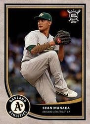 2018 Topps Big League Base Set Sean Manaea #216 card