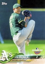 2018 Topps Opening Day Base Set Sean Manaea #78 card