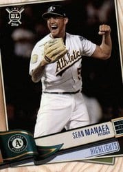 2019 Topps Big League Base Set Sean Manaea #388 card