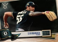 2019 Topps Big League Base Set Sean Manaea #54 card