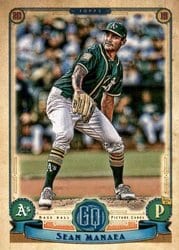 2019 Topps Gypsy Queen Base Set Sean Manaea #197 card