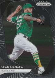 2020 Panini Prizm Base Set Sean Manaea #84 card