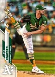 2020 Topps Base Set Sean Manaea #558 card