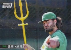 2021 Stadium Club Chrome Base Set Sean Manaea #389 card