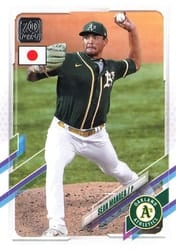 2021 Topps Japan Edition Base Set Sean Manaea #38 card