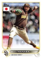 2022 Topps Japan Edition Base Set Sean Manaea #162 card