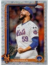 2025 Topps Chrome Logofractor Edition Base Set Sean Manaea #287 card