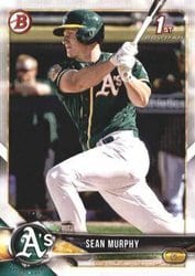 2018 Bowman Prospects Sean Murphy #BP58 card