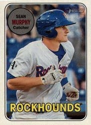 2018 Topps Heritage Minor League Base Set Sean Murphy #144 card