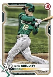 2021 Bowman Base Set Sean Murphy #76 card