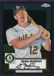 2021 Topps Chrome Platinum Anniversary Base Set Sean Murphy #303 card