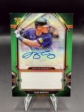 2024 Topps Triple Threads Autograph Single Jumbo Relics Sean Murphy #AJR-MUR card
